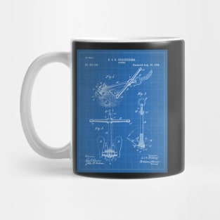 Ships Anchor Patent - Anchor Art - Blueprint Mug